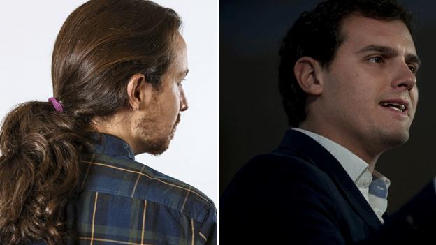 Pablo Iglesias and Albert Rivera