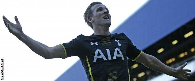 Tottenham striker Harry Kane