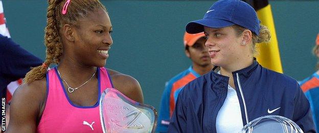 Williams and Clijsters