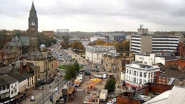 Rochdale town centre