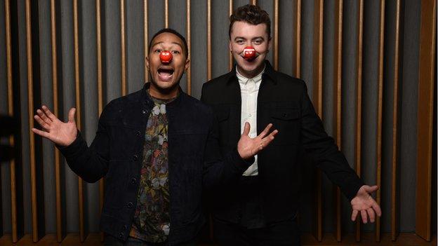 John Legend and Sam Smith