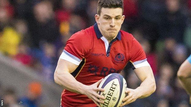 Matt Scott starts at inside centre for Scotland