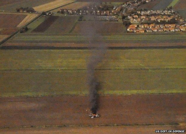 F-15 crash, Weston Hills, Lincolnshire