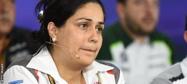 Monisha Kaltenborn BMW Sauber F1