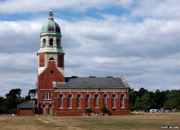 Netley Chapel at Royal Victoria Country Park