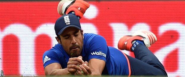 Ravi Bopara takes a catch