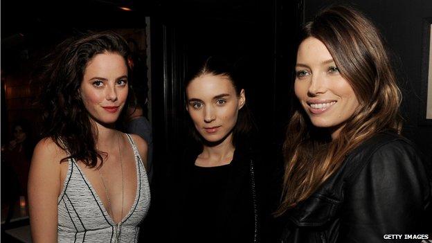 Kaya Scodelario, Rooney Mara and Jessica Biel