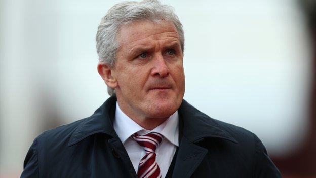 Stoke manager Mark Hughes