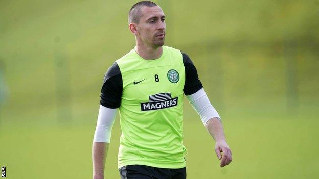 Celtic captain Scott Brown