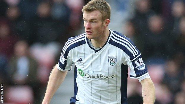 West Brom's Chris Brunt