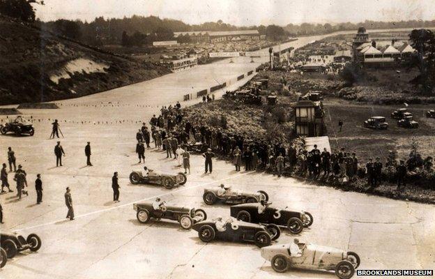 Brooklands race track