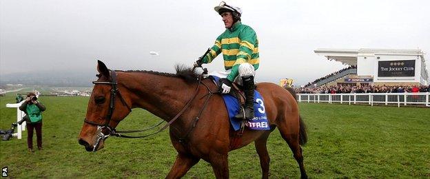 Carlingford Lough ridden by jockey Tony McCoy