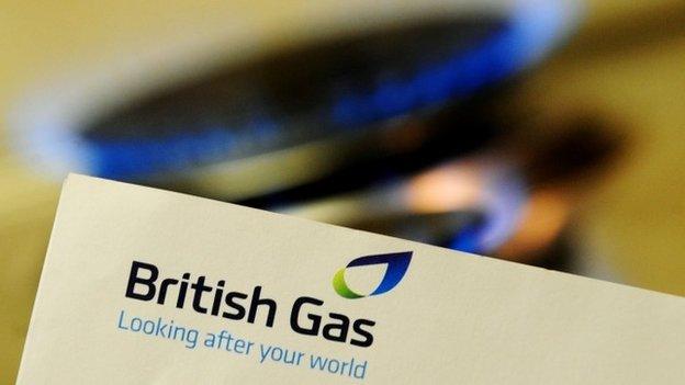 Gas hob with British Gas bill