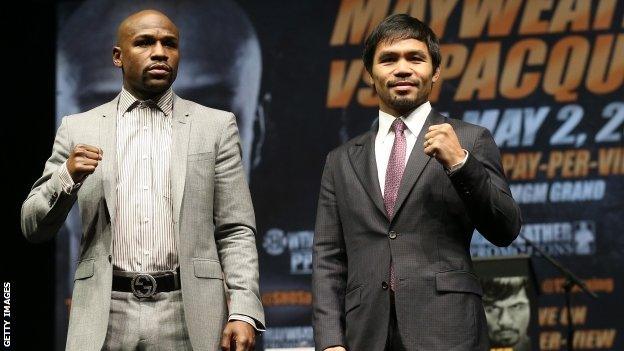 Floyd Mayweather and Manny Pacquiao