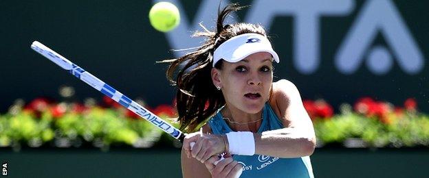 Agnieszka Radwanska of Poland