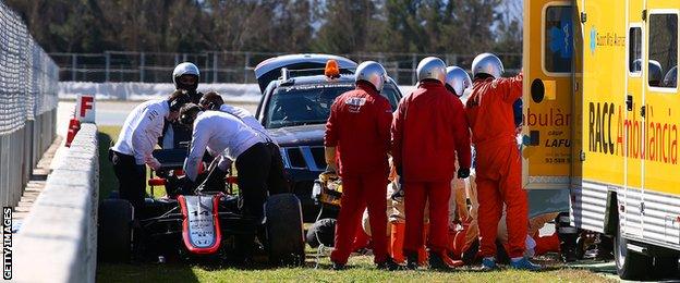 Alonso crash