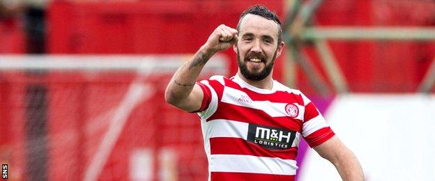 Dougie Imrie bagged the second for Accies