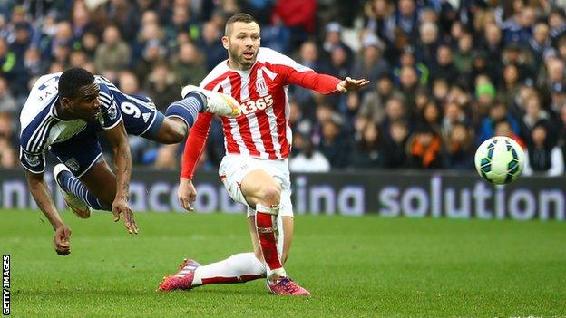 Brown Ideye puts Stoke ahead