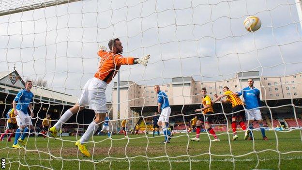 Kris Doolan headed Partick Thistle into a third minute lead.