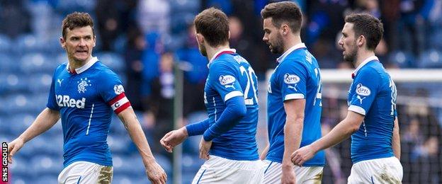 Rangers drew 1-1 with Livingston on Saturday