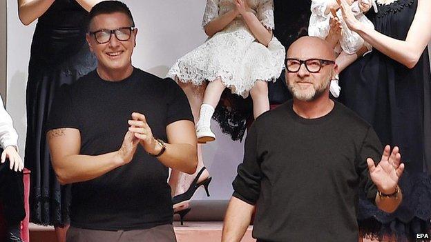 Stefano Gabbana and Domenico Dolce