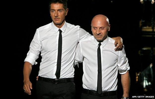 Stefano Gabbana and Domenico Dolce