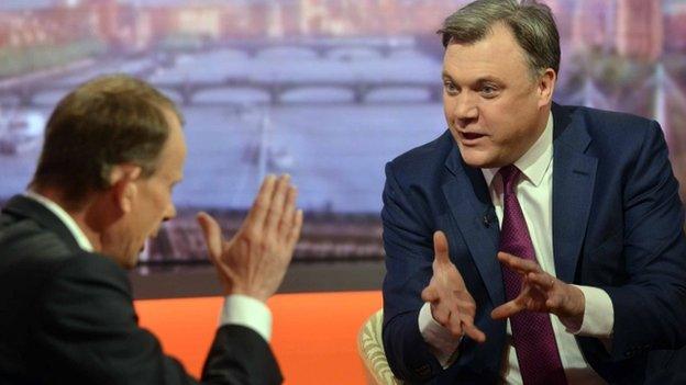 Ed Balls on the Andrew Marr Show