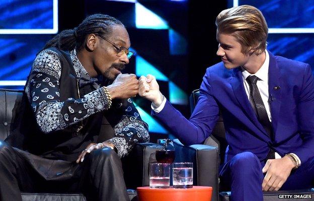 Snoop Dogg and Justin Bieber