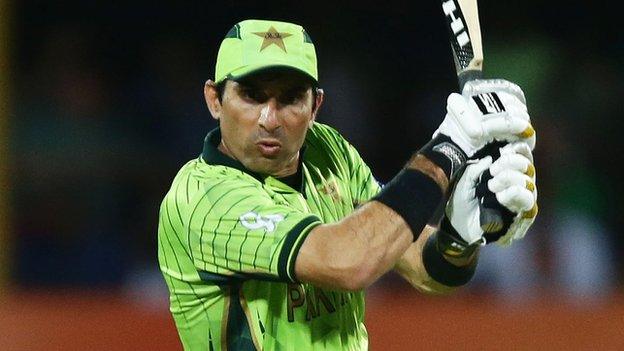 Pakistan captain Misbah-ul-Haq