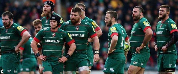 Leicester v Exeter at Welford Road