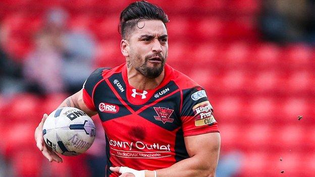 Salford half-back Rangi Chase