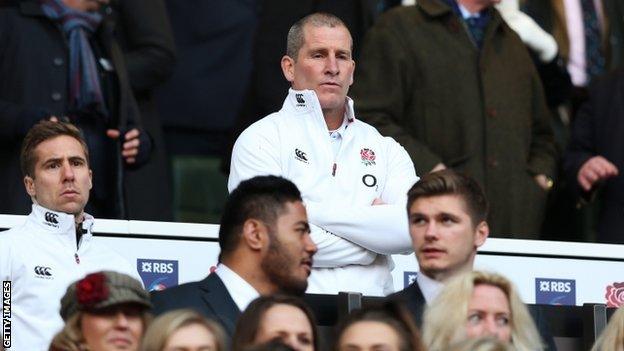 England head coach Stuart Lancaster