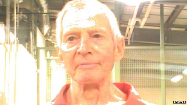 Orleans Parish Sheriff's Office booking photo of Robert Durst (15 March 2015)