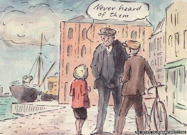 Drawing by Edward Ardizzone