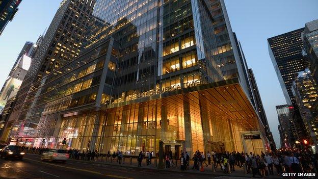 Bank of America building at One, Bryant Park, New York City