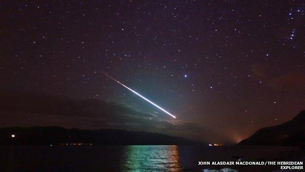 Meteor from Loch Ness