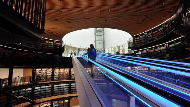 Library interior