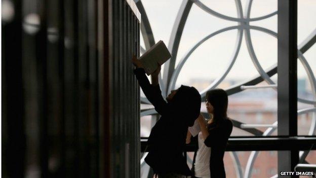 Library interior