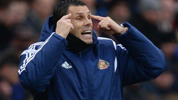 Sunderland manager Gus Poyet