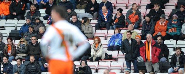 Blackpool fans