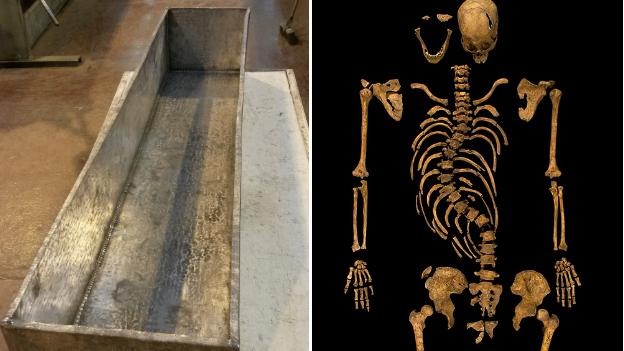 Ricahrd III coffin and remains