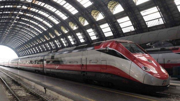 Italian high-speed train - file pic