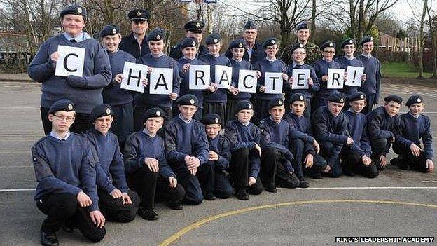 King's Leadership Academy pupils