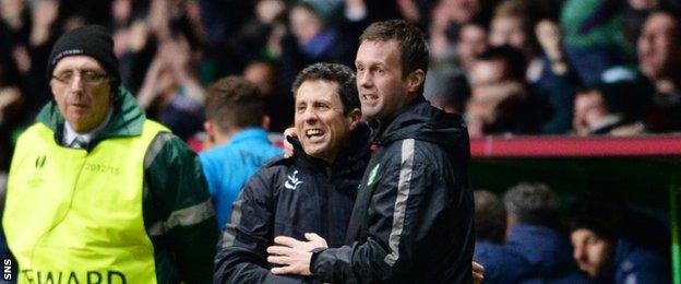 John Collins and Ronny Deila have seen their Celtic side improve as the season has progressed