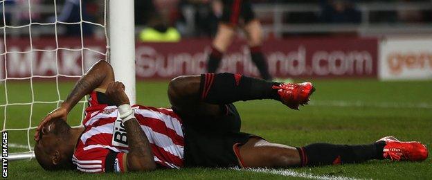 Sunderland striker Jermain Defoe