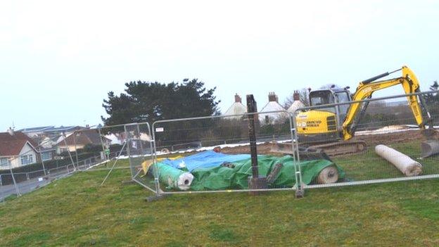 Airport soil removal