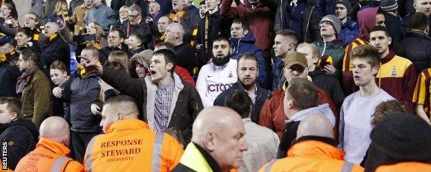 Bradford fans