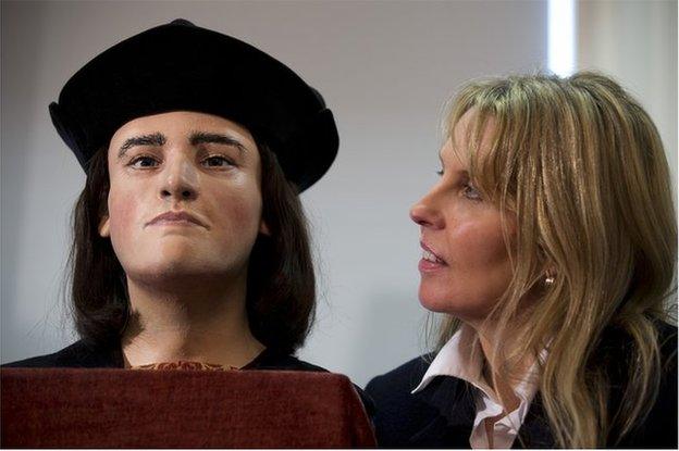 Richard III facial reconstruction and Philippa Langley