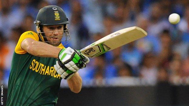 South Africa's AB de Villiers