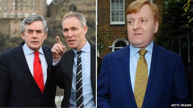 Gordon Brown, Jim Murphy, Charles Kennedy